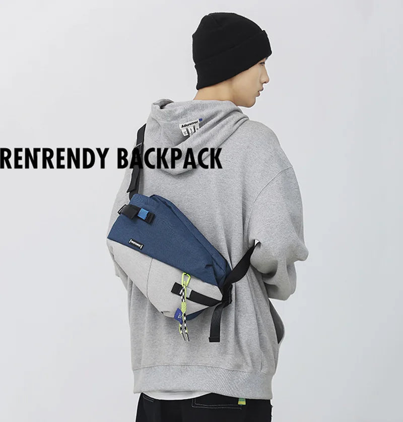 High Quality Nylon Panelled Waist Packs 2024 New Brand Unisex Chest Pack Casual Outdoor Travel Crossbody Bag Men Wasit Belt Bags