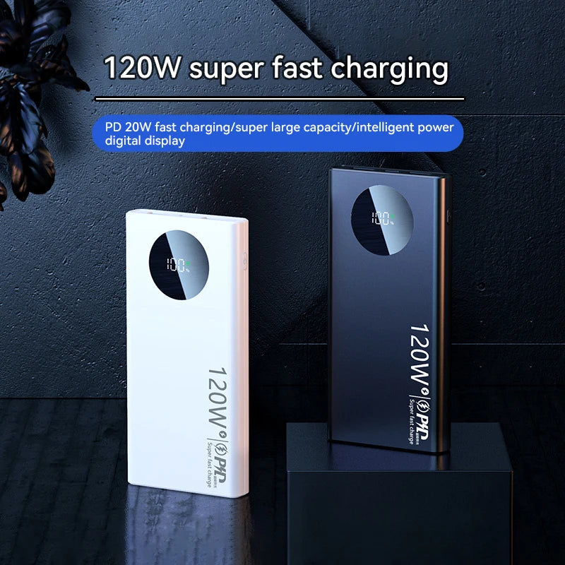 Xiaomi 120W 500000mAh High Capacity Power Bank Fast Charging Powerbank Portable Battery Charger For iPhone Samsung Huawei 2025