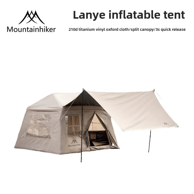 MOUNTAINHIKER Outdoor Camping 2-5 Person Waterproof Family Awning Beach Tent Quick Open Fishing Tent Picnic Park Anti-UV Shade